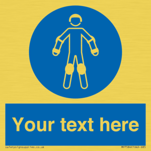 Custom protective roller sport equipment must be worn